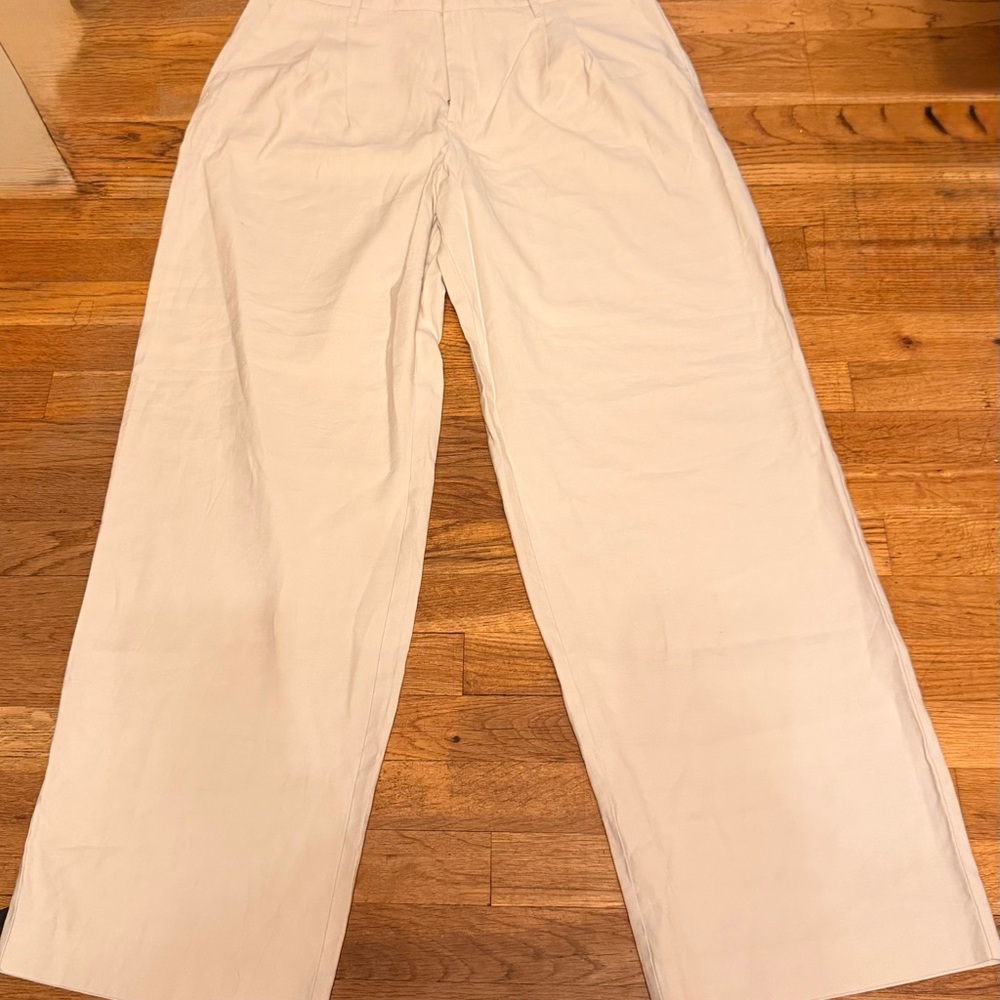a new day Women's Wide-Leg Trousers in Cream